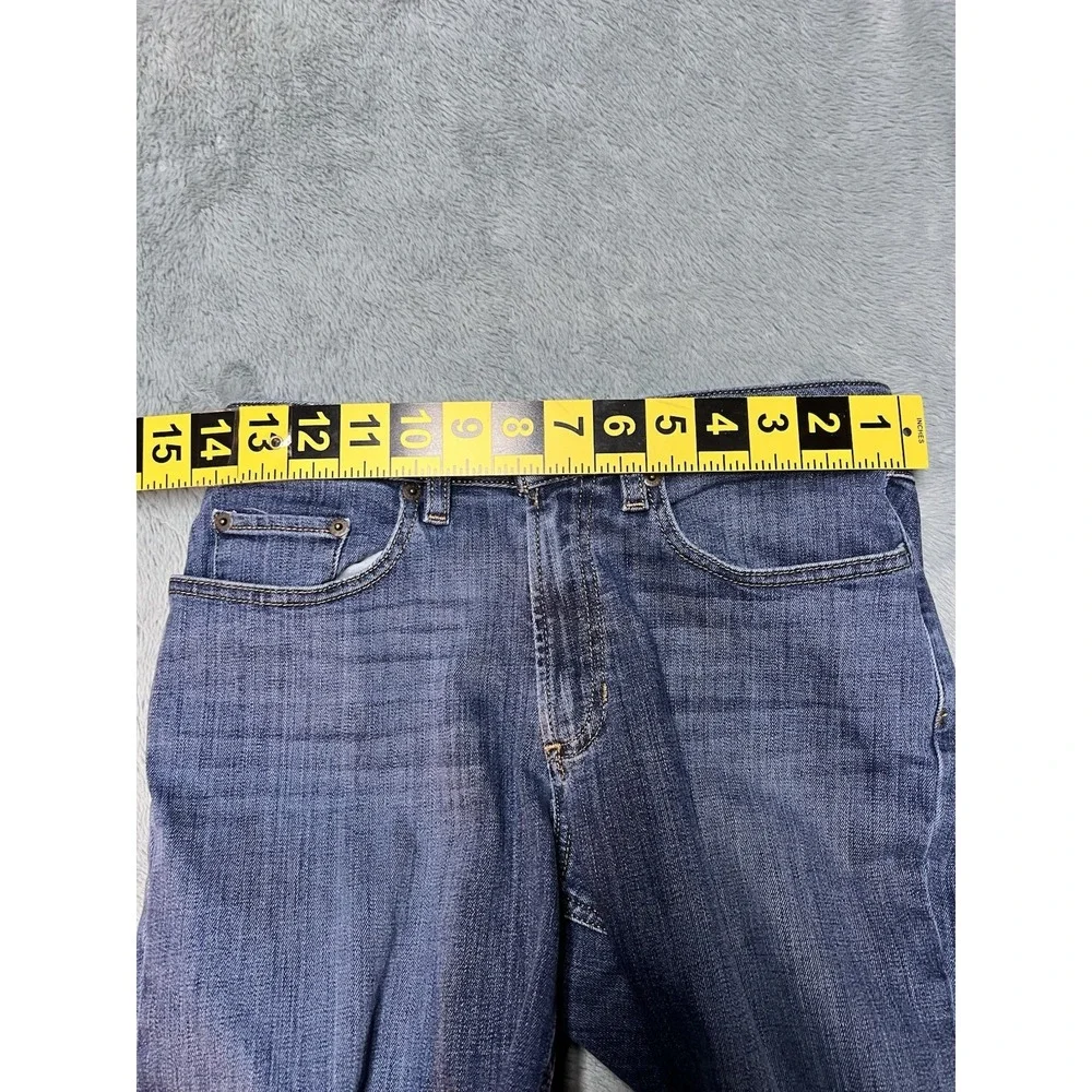 LL Bean‎ Jeans Bangles Bootcut Women's 6/27 Blue Denim Stretch Favorite Fit